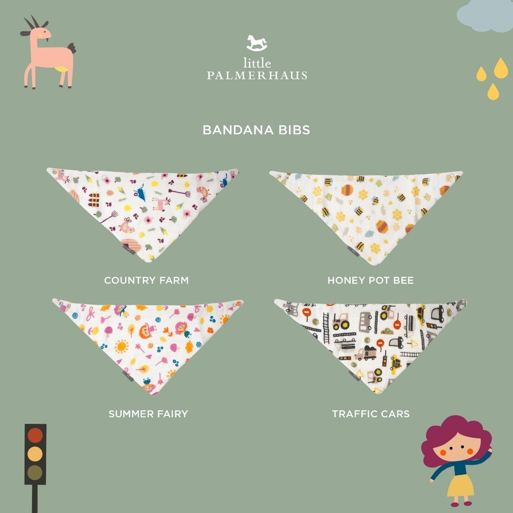 Little Palmerhaus - Bandana Bib 3.0 (Celemek Slabber Slaber Bayi)