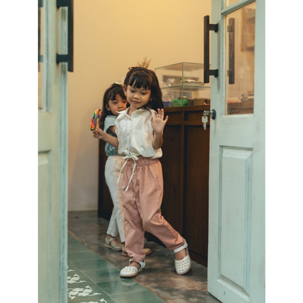 BOHOPANNA - CROP POCKET SHIRT - Atasan Anak Perempuan
