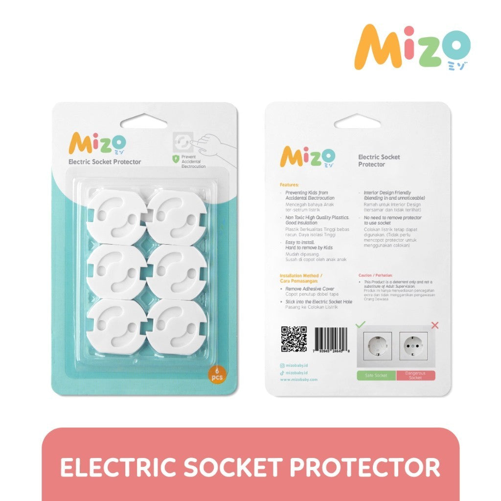 MIZO Electric Socket Protector Penutup Colokan Listrik Anak Pengaman Listrik