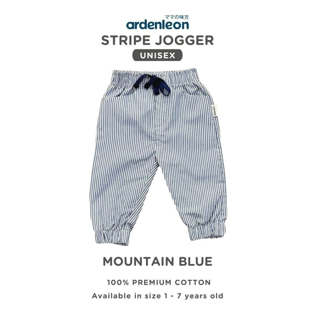 ARDENLEON Celana Panjang Anak Stripe Jogger 1 - 7 Tahun