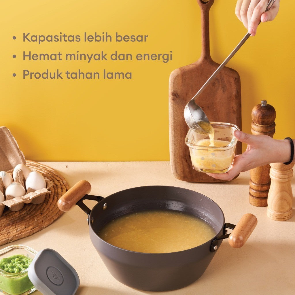Little Dimple All In 1 Pan - Panci Anti Lengket Serbaguna Alat masak Mpasi