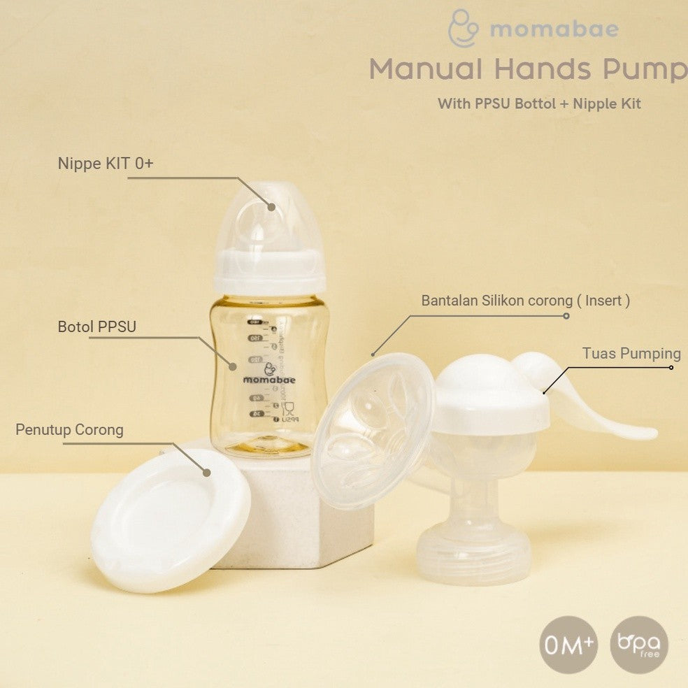 MOMABAE - MANUAL BREAST PUMP POMPA ASI MANUAL