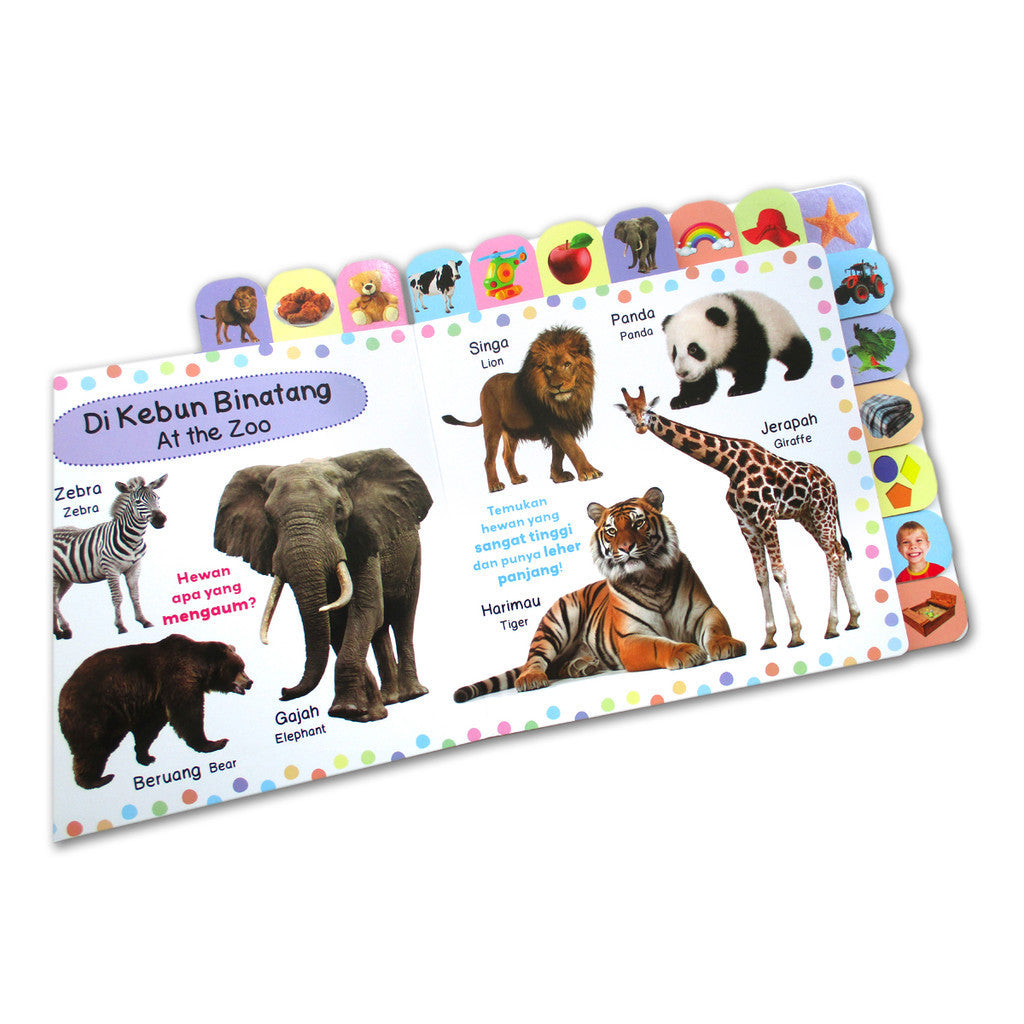 100 Kata Pertamaku Board Book (ada pertanyaan & ajakan kebiasaan baik) - buku edukasi anak [GinukGinuk]