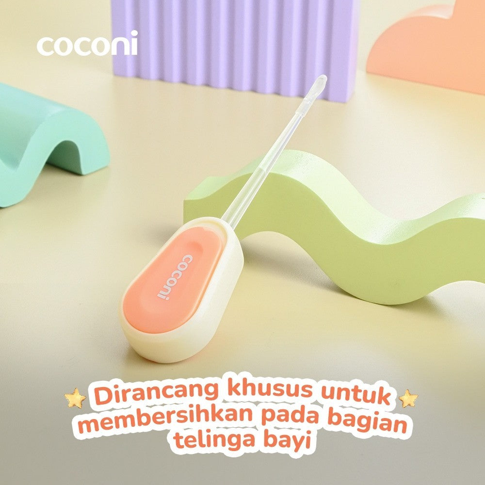 COCONI Premium LED Baby Ear Cleaner | Pembersih Korek Kuping Telinga Bayi Anak dengan Lampu