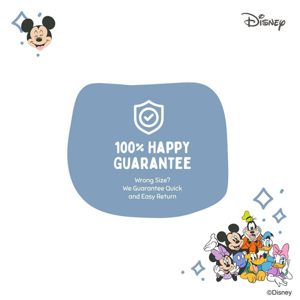 Zuma Baby x Mickey & Friends Blue, Sandal Jepit Bayi Karet Tali Belakang, Biru