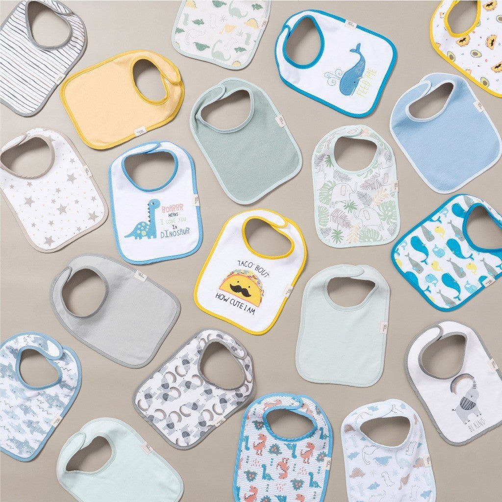 MemoryLife - Drool Catcher 2 Set Square Bib | Celemek Bayi Slabber - MemoryLife Essentials