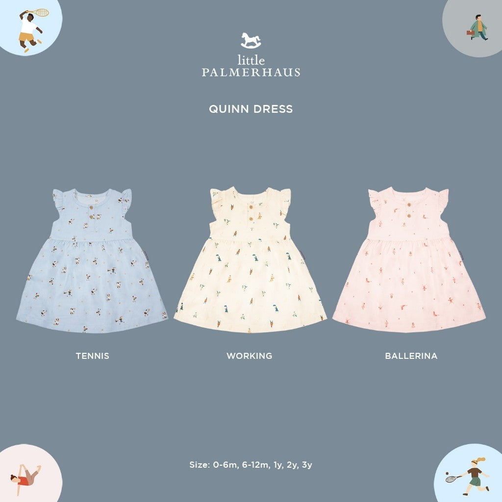 Little Palmerhaus - Quinn Dress (Dress Bayi & Anak Perempuan)