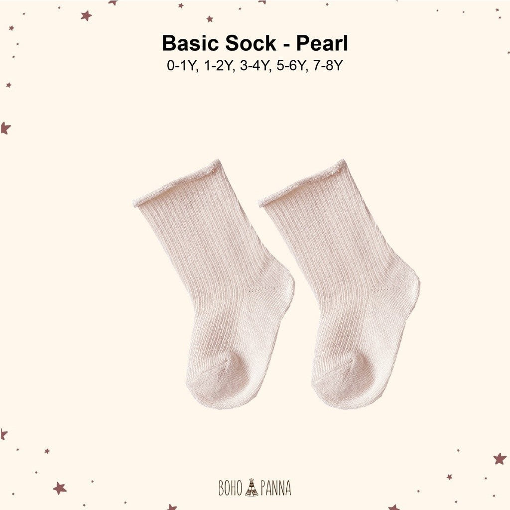 BOHOPANNA - BASIC SOCK - Kaos Kaki Anak 0-4 tahun