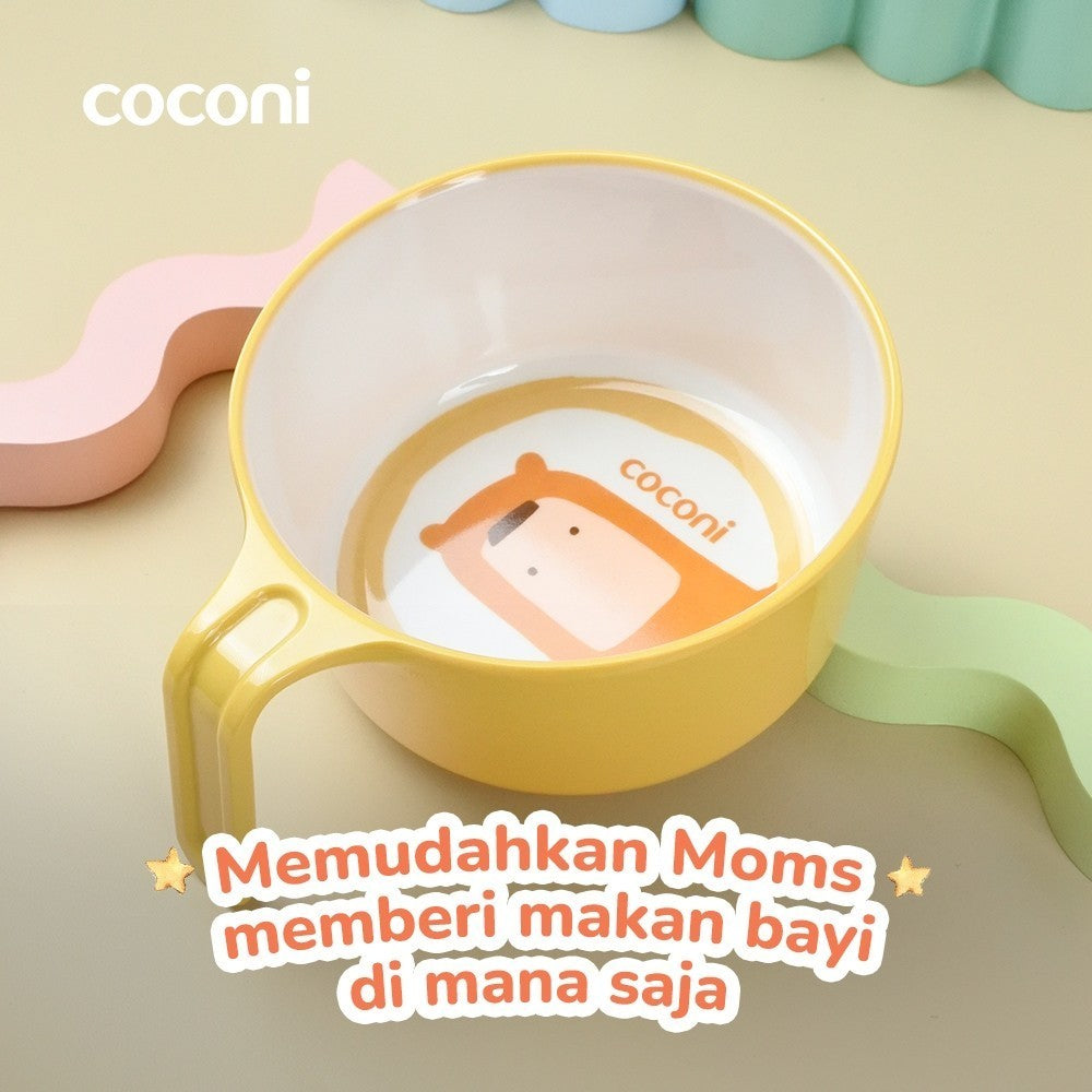 COCONI Melamine MunchBowl | Mangkuk Melamin Anak Bayi MPASI BPA FREE FOOD GRADE