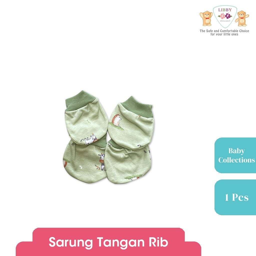 LIBBY Sarung Tangan & Kaki Motif Baby Collection (1pcs/set)