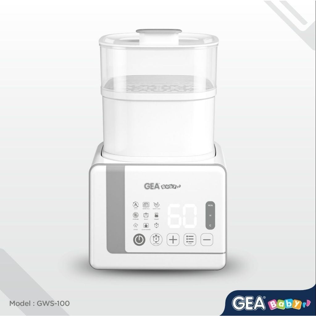 GEA Baby Multifunction Warmer Sterilizer Dryer  GWS 100 / penghangat susu / sterilisasi / slow cooker GWS-100 Steril