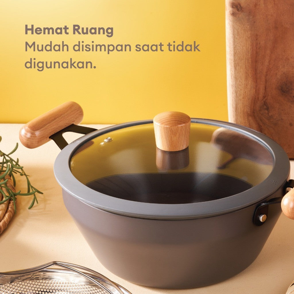 Little Dimple All In 1 Pan - Panci Anti Lengket Serbaguna Alat masak Mpasi