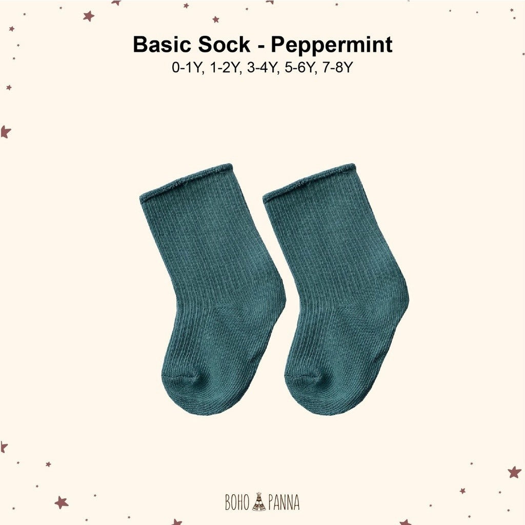 BOHOPANNA - BASIC SOCK - Kaos Kaki Anak 0-4 tahun
