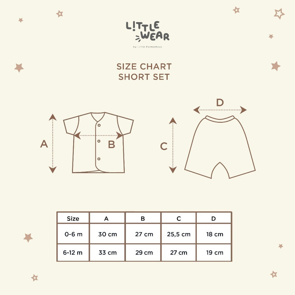 Little Palmerhaus - Little Wear Short Set 22.0 (Setelan Bayi Lengan Pendek)