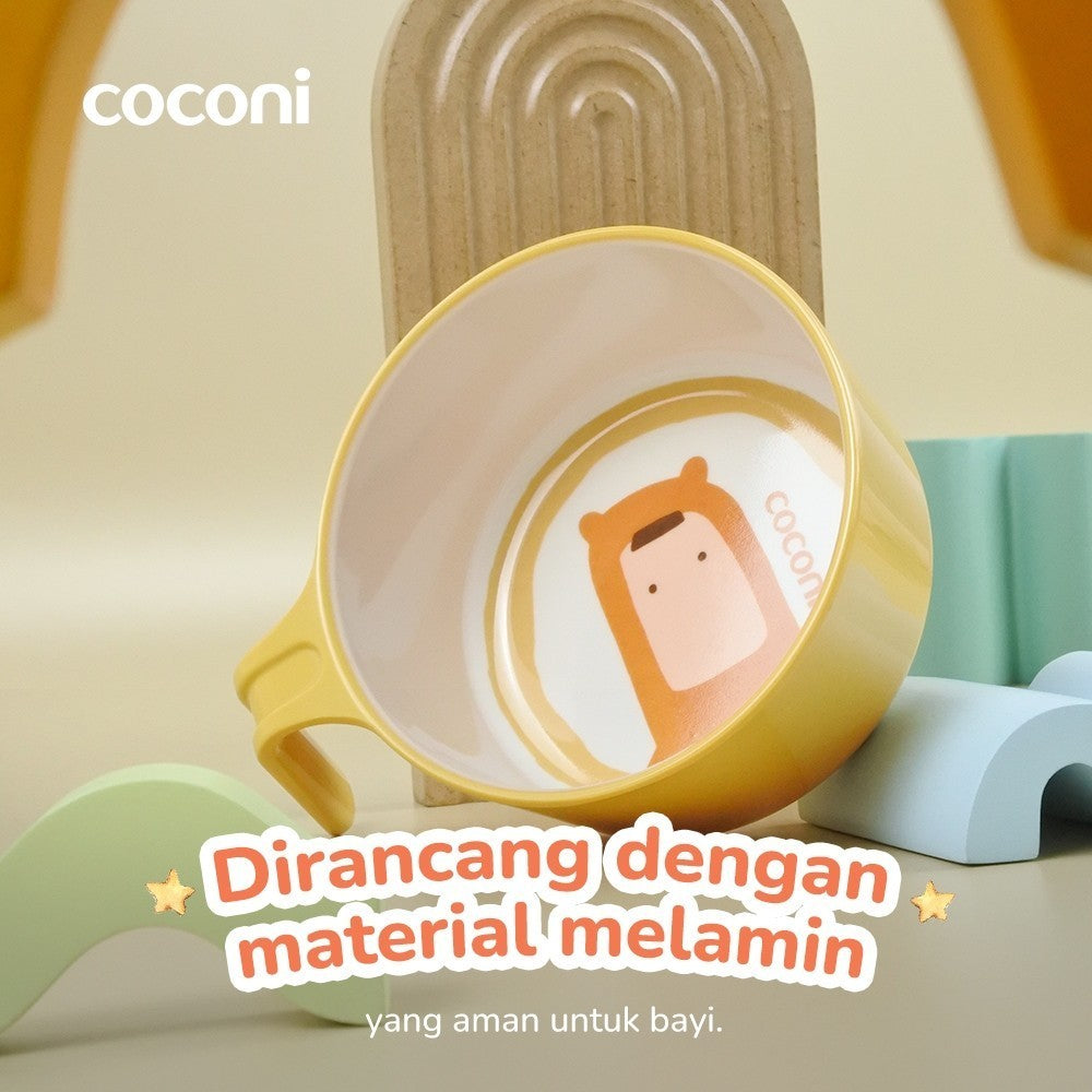 COCONI Melamine MunchBowl | Mangkuk Melamin Anak Bayi MPASI BPA FREE FOOD GRADE