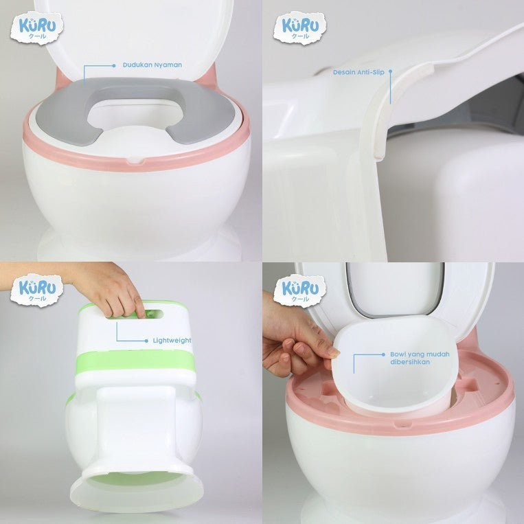 Kuru 6035 Mini Toilet Potty Training Seat | Pispot Closet Train Anak Kloset Duduk Anak