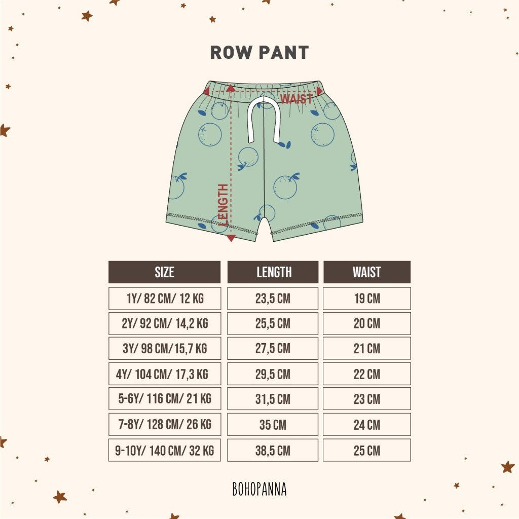 BOHOPANNA - ROW PANTS - Celana Pendek Anak