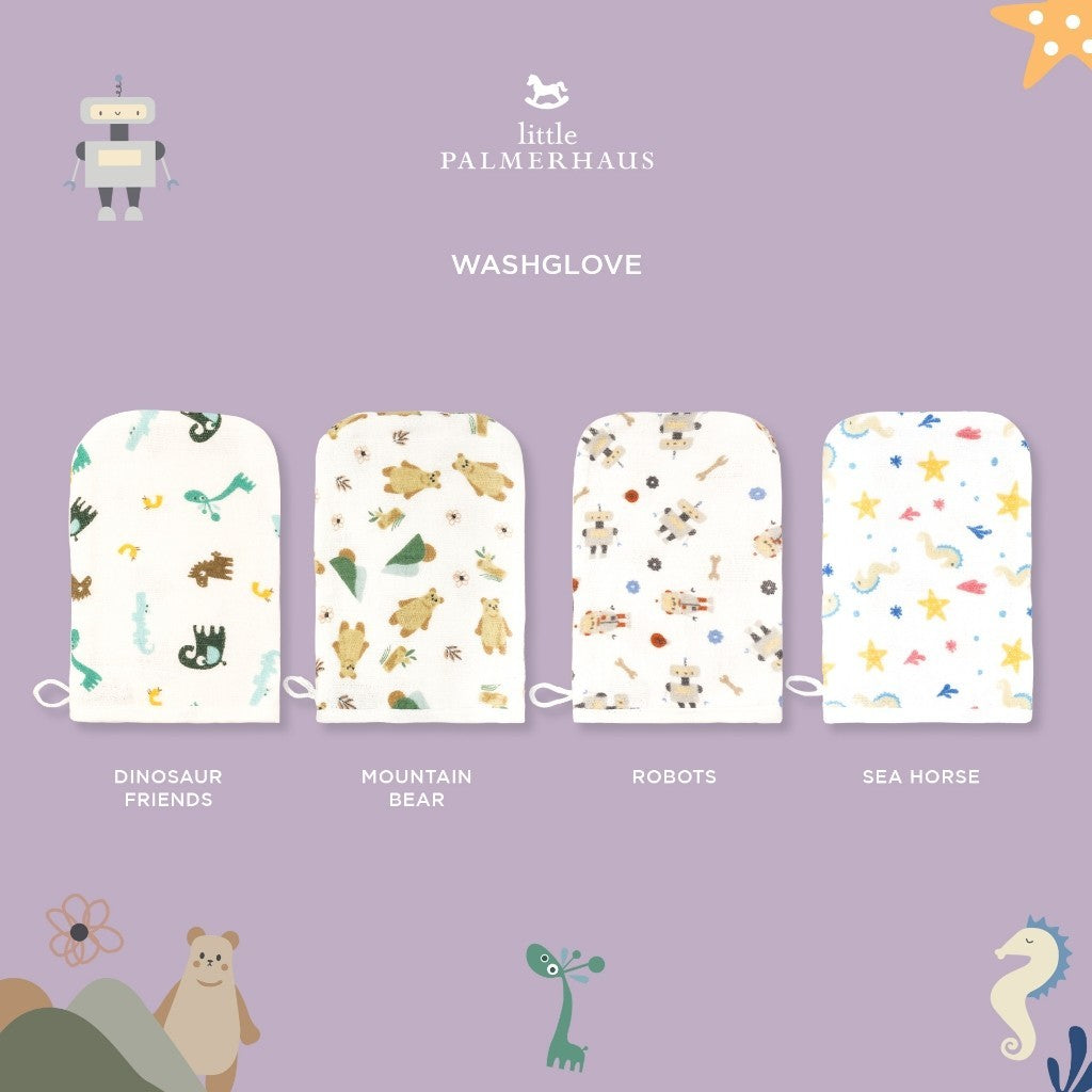 Little Palmerhaus - Washglove 5.0 Set of 2 (Waslap Bayi isi 2)