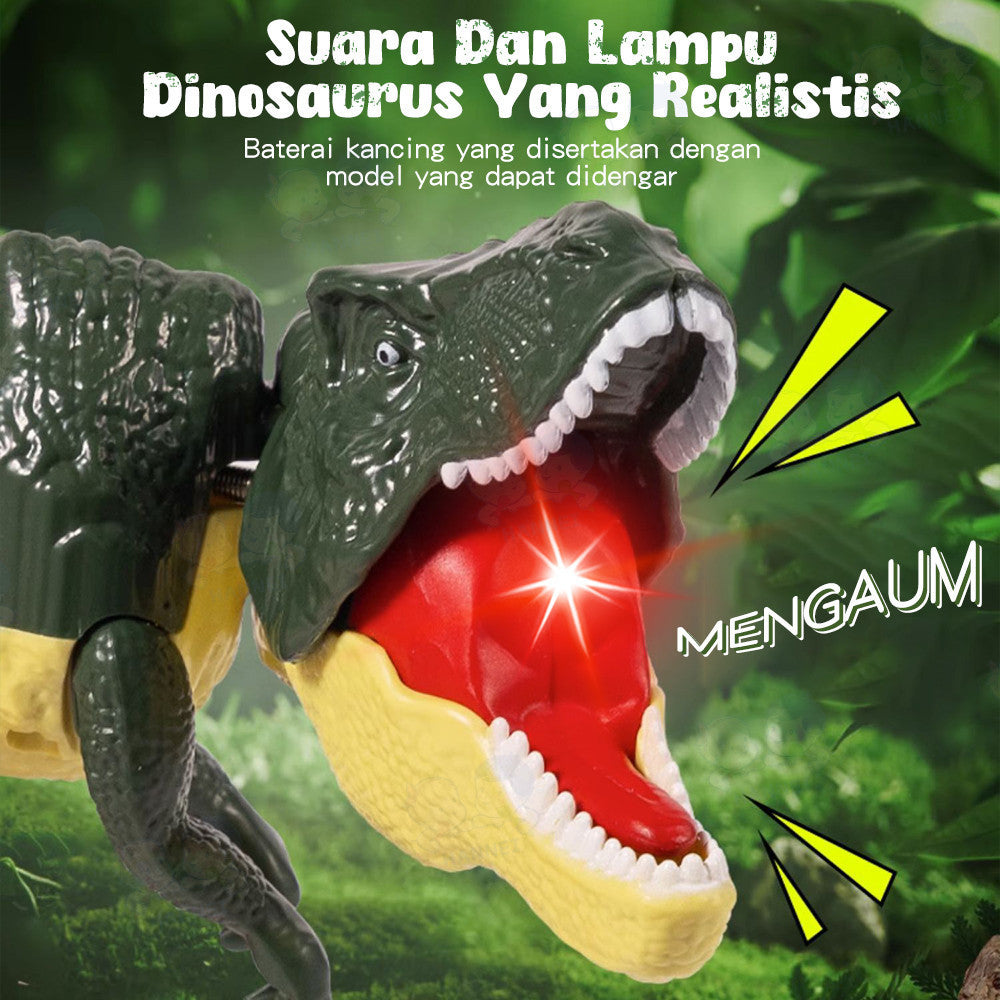 Hannei Mainan Dinosaurus Viral Anak Tekan Tembakan Ada Suara Dan Lampu Sha Sha Sha Bisa Diputar 300°