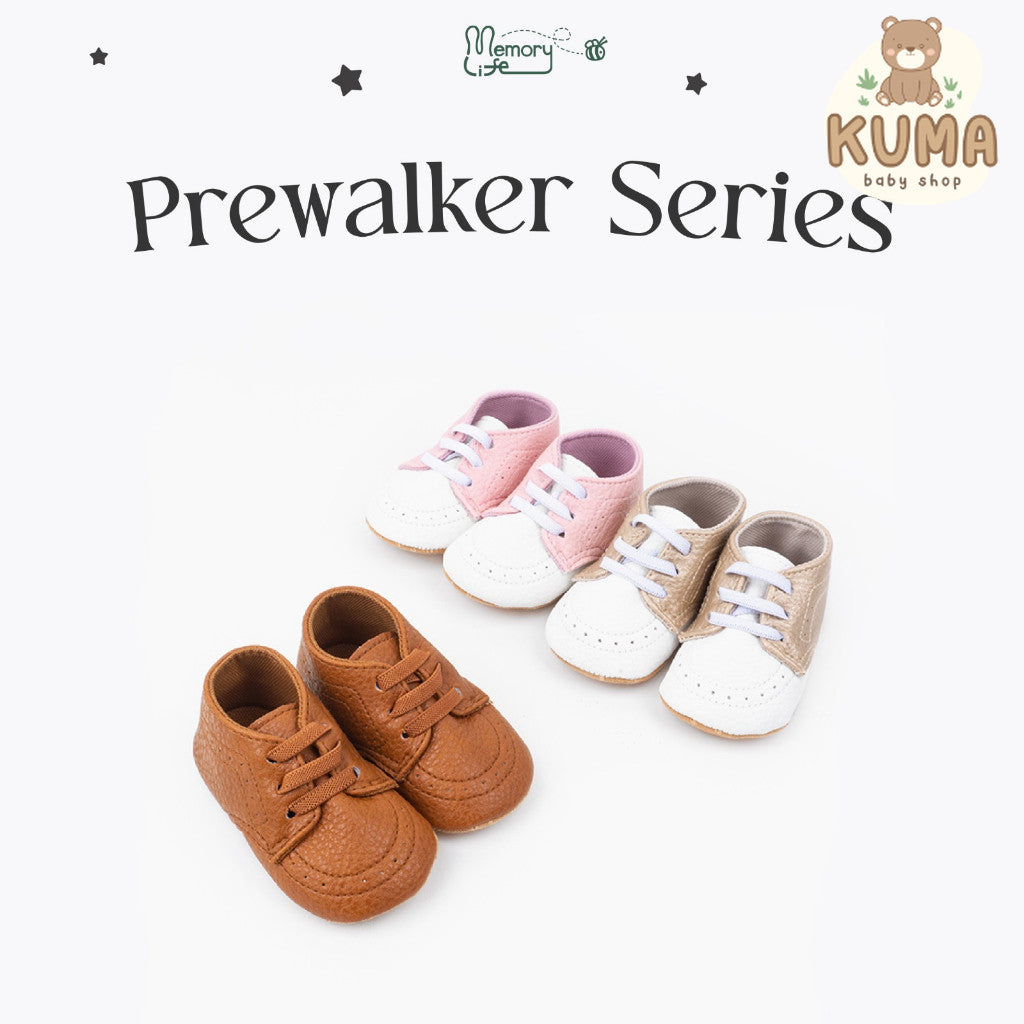 MemoryLife - Prewalker Chukka Laces | Sepatu Prewalker Bayi Unisex Umur 0 - 18 Bulan
