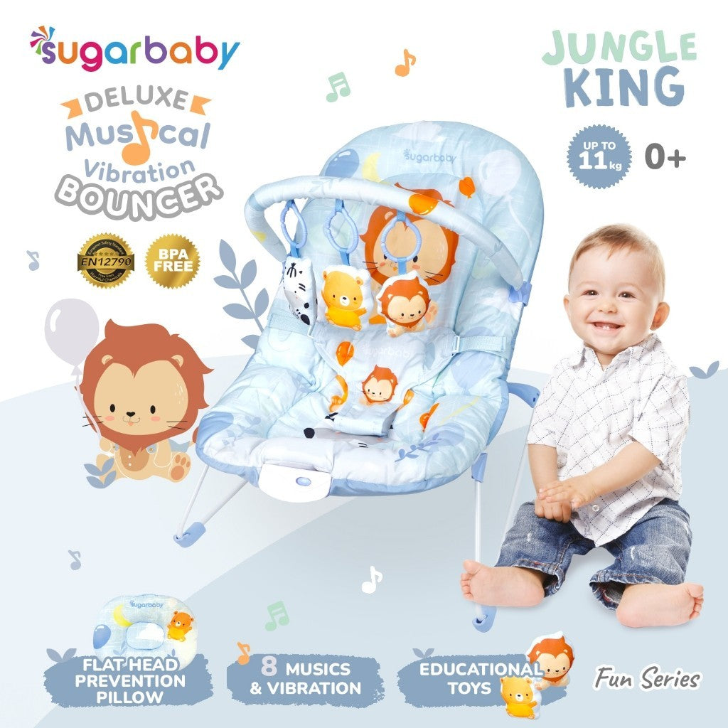 Sugar Baby New Deluxe Musical Vibration Bouncer/Ayunan Bayi/Bouncer Bayi