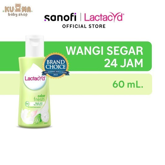 Lactacyd Odor Fresh 60mL - Pembersih Kewanitaan Bebas Bau Tak Sedap