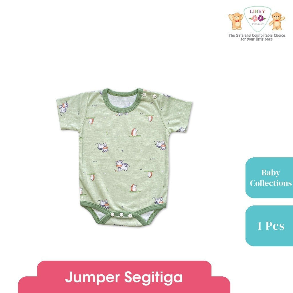 LIBBY Piyama Baju Kodok Newborn Bayi Laki laki Perempuan Motif Baby Collections (1 pcs)-Sleepsuit-Bodysuit-Play Suit-Jumper Pendek-Jumper Panjang