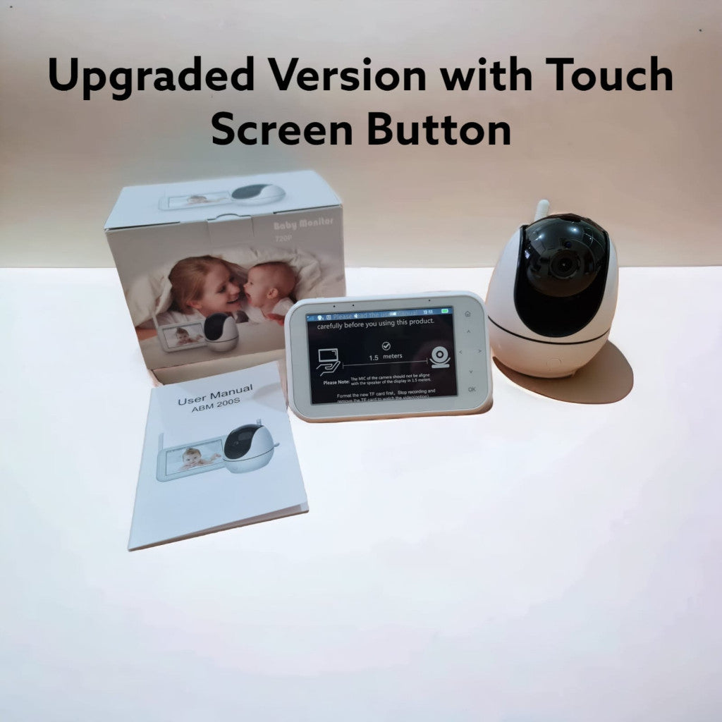 Kuru ABM200 4.5" Smart Digital Video Audio Baby Monitor with PTZ Rotation