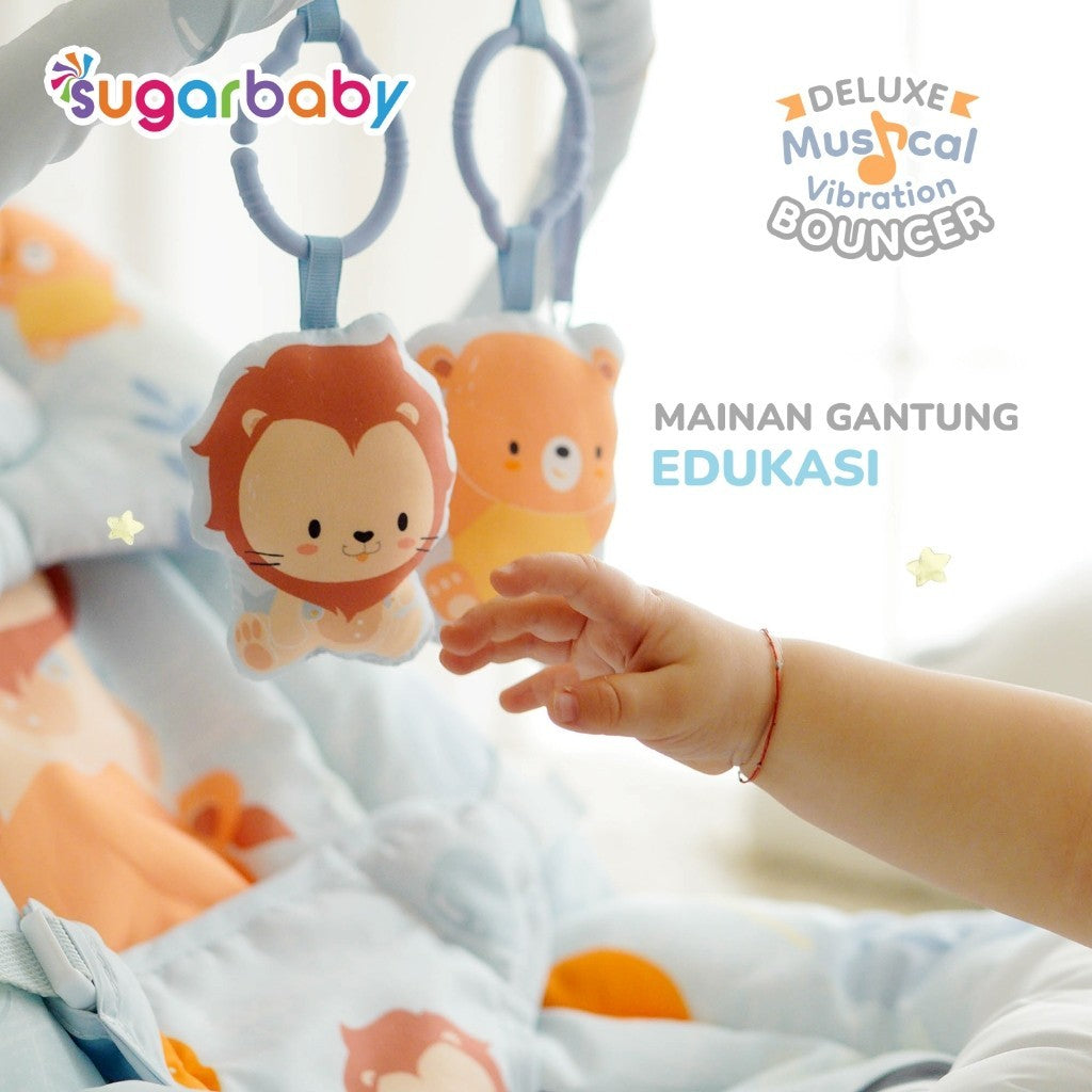 Sugar Baby New Deluxe Musical Vibration Bouncer/Ayunan Bayi/Bouncer Bayi