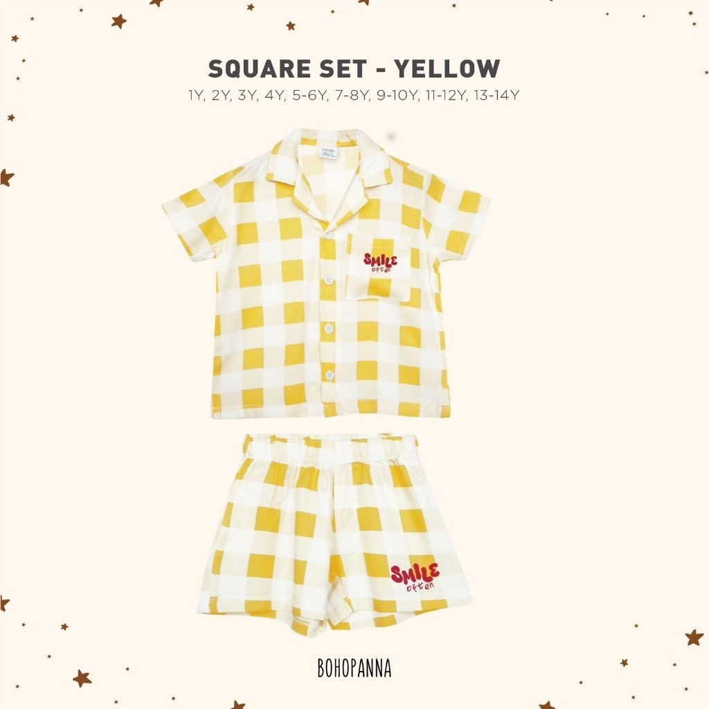 BOHOPANNA - SQUARE SET - Setelan Anak