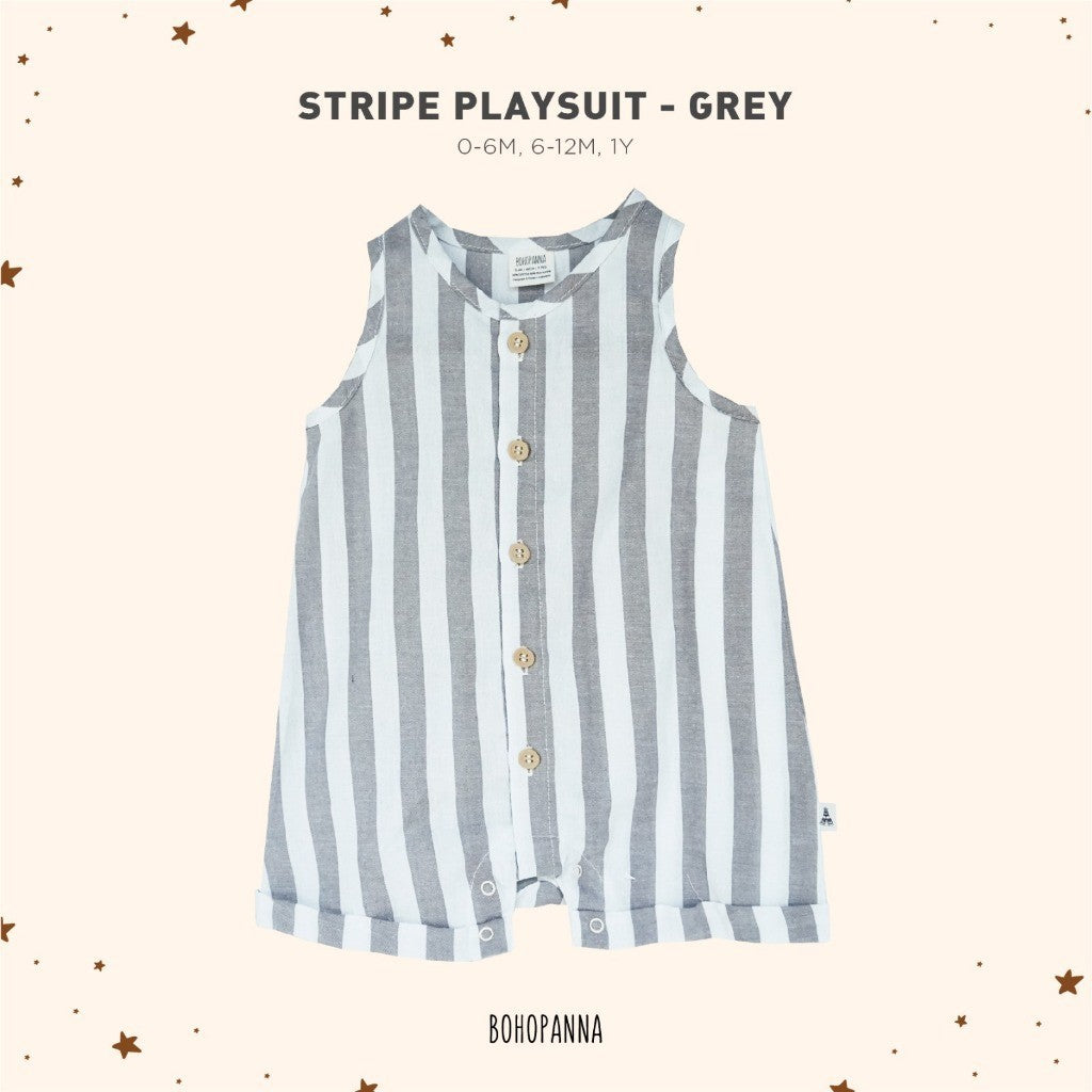 BOHOPANNA - STRIPE PLAYSUIT - Jumper Bayi