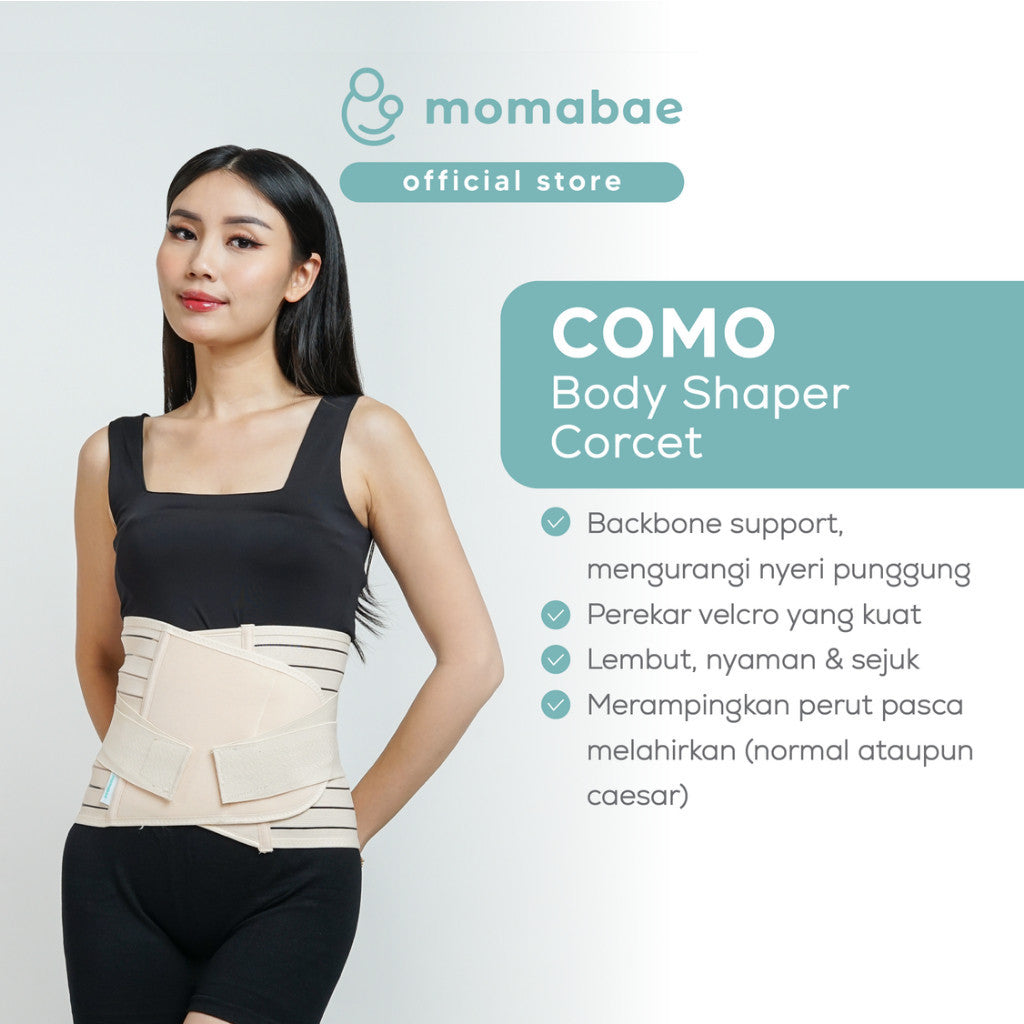 COMO Body Shaper Corset | Korset Melahirkan | Korset Ibu Melahirkan | Korset Pelangsing