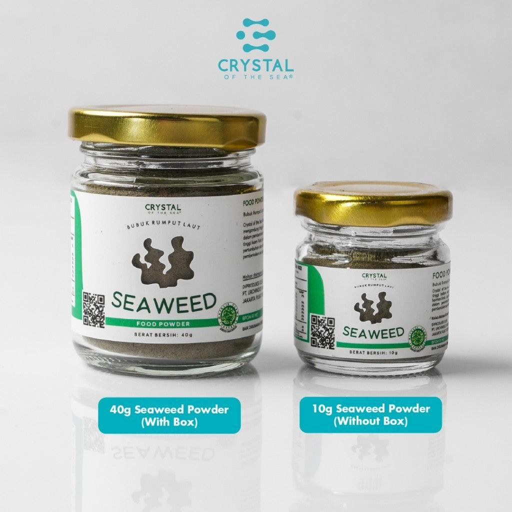 Crystal of the Sea | Seaweed Powder (10GR) / Bubuk Rumput Laut / Bubuk Nori - Taburan Sup MPASI NON MSG