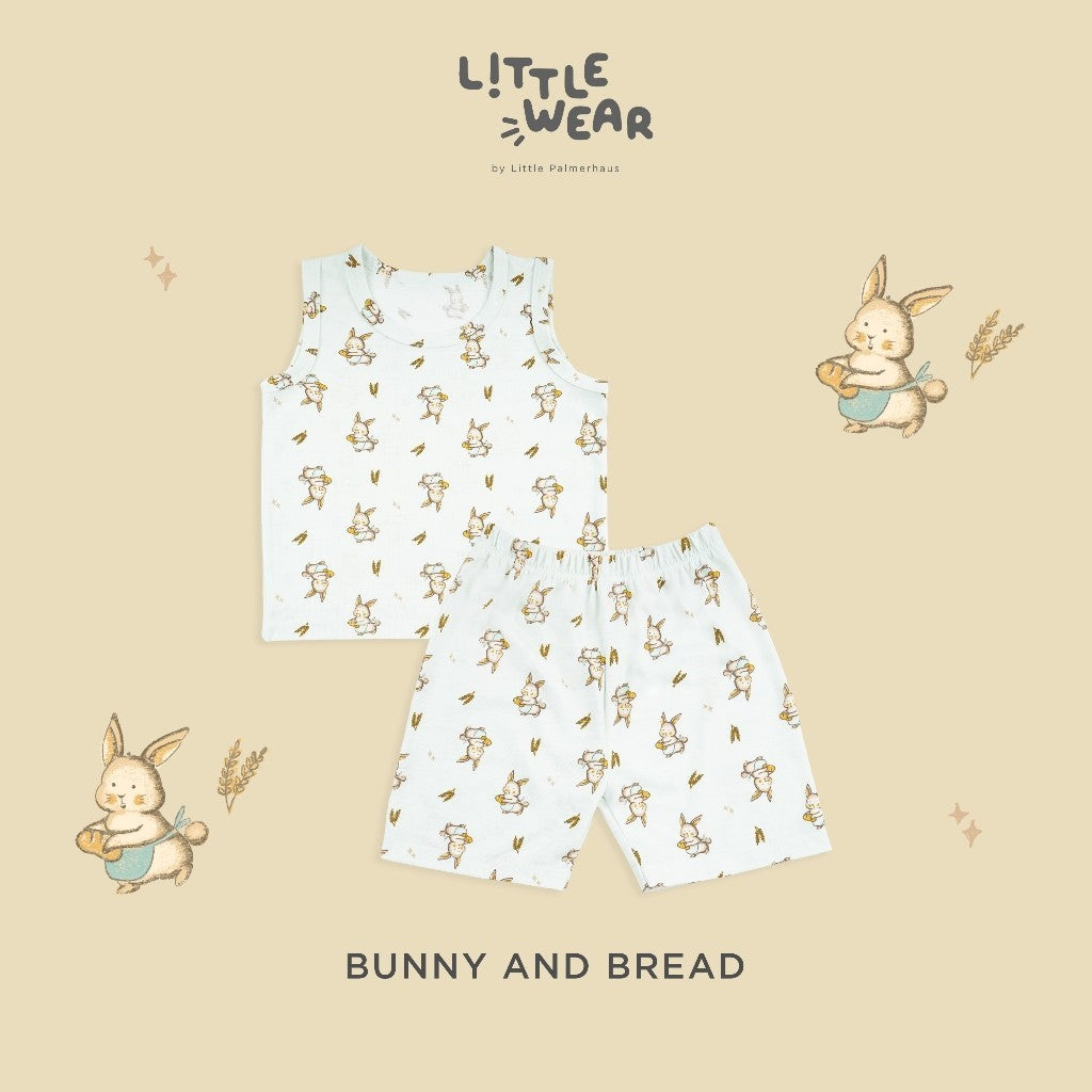 Little Wear Kids Sleeveless Set 23.0 by Little Palmerhaus (Setelan Baju Anak Lengan Buntung)