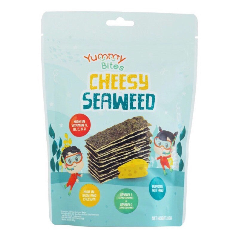 Yummy Bites Cheesy Seaweed & anchovy seaweed.