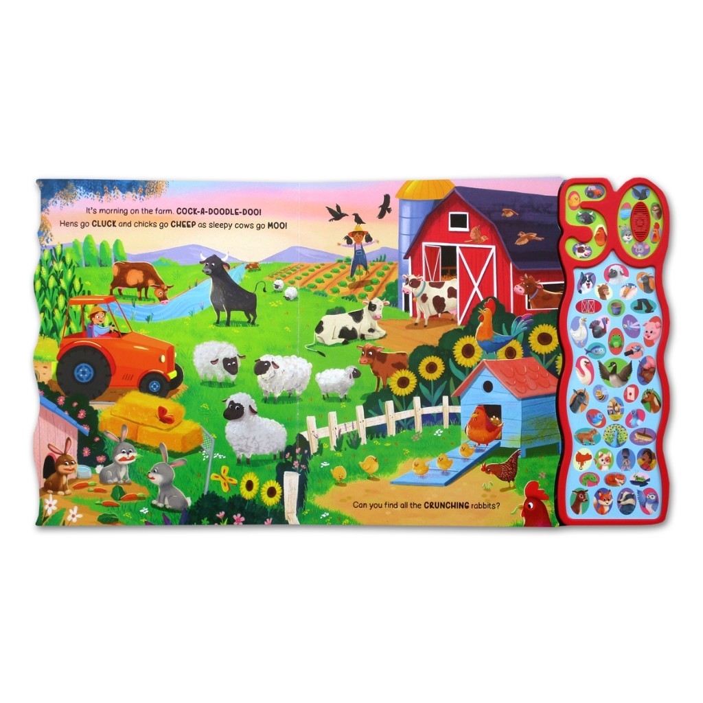 Things That Go/Noisy Farm Sounds Board Book With 50 Sounds! [Igloo Books]