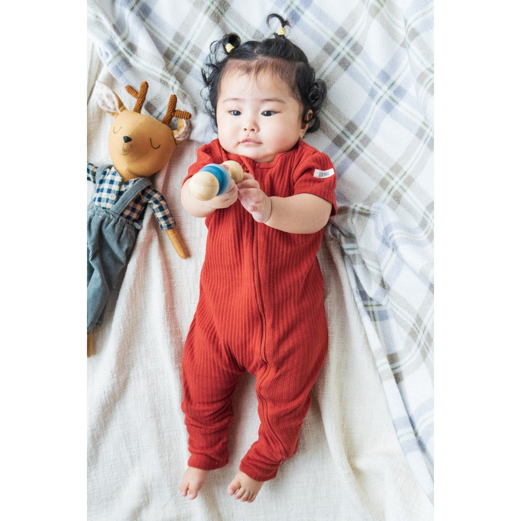 BOHOPANNA - SHORT SLEEPSUIT ZIPPER - Baju Tidur Anak