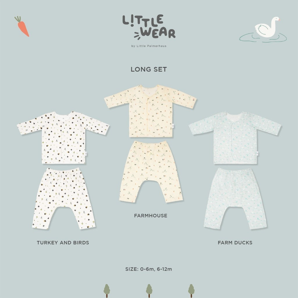Little Palmerhaus - Little Wear Long Set 22.0 (Setelan Bayi Lengan Panjang)