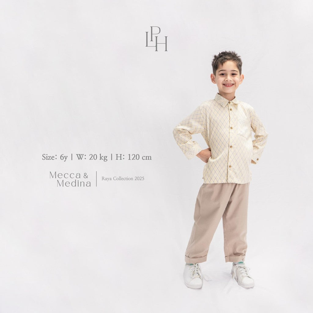 Little Palmerhaus - Baju Lebaran 2025 - Arya Boy Attire Set (Setelan Koko Anak Laki-Laki Usia 1-6 Tahun)