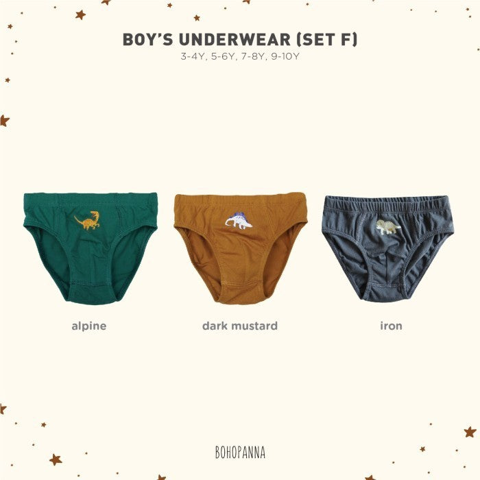 BOHOPANNA - BOY'S BOYS UNDERWEAR SET - CELANA DALAM ANAK