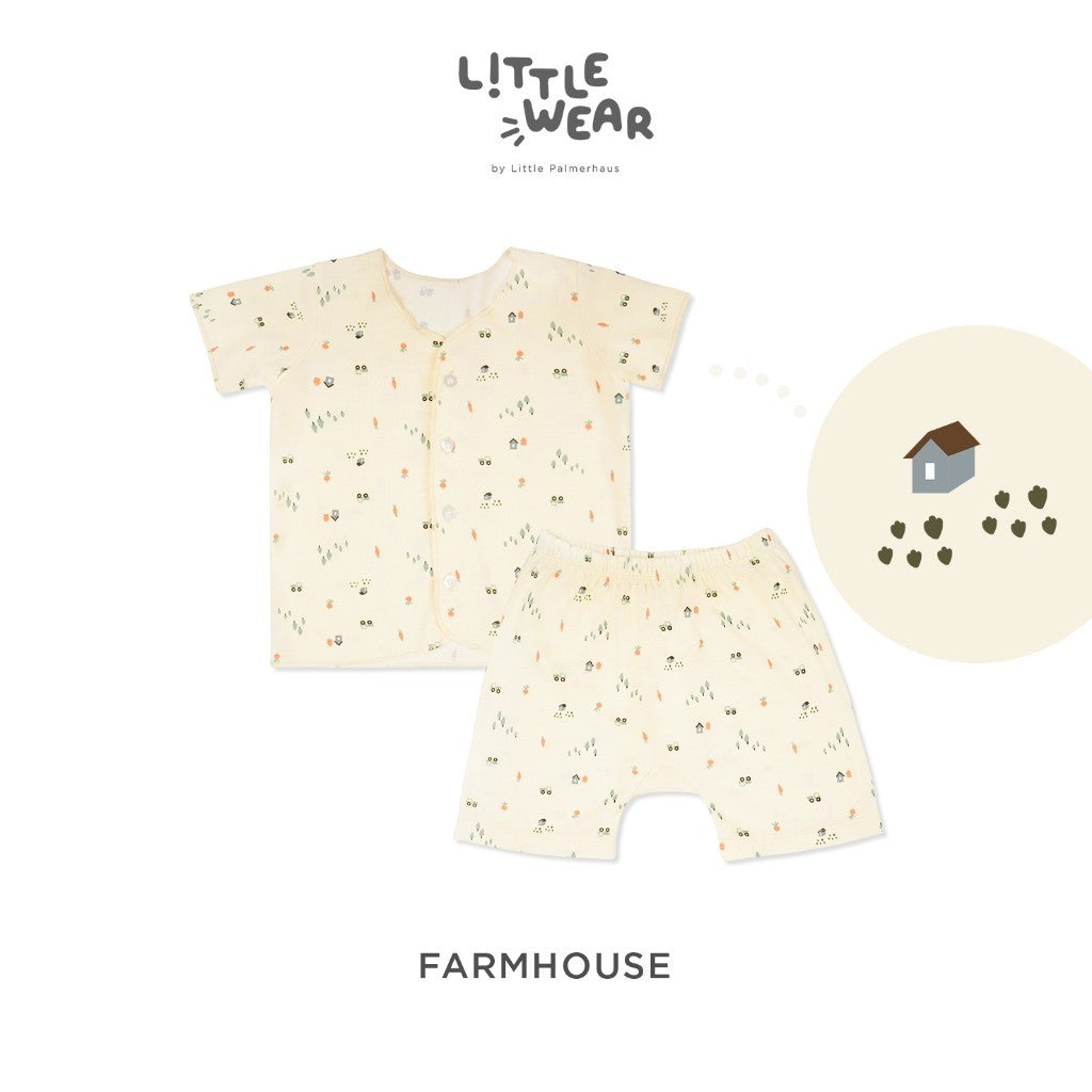 Little Palmerhaus - Little Wear Short Set 22.0 (Setelan Bayi Lengan Pendek)