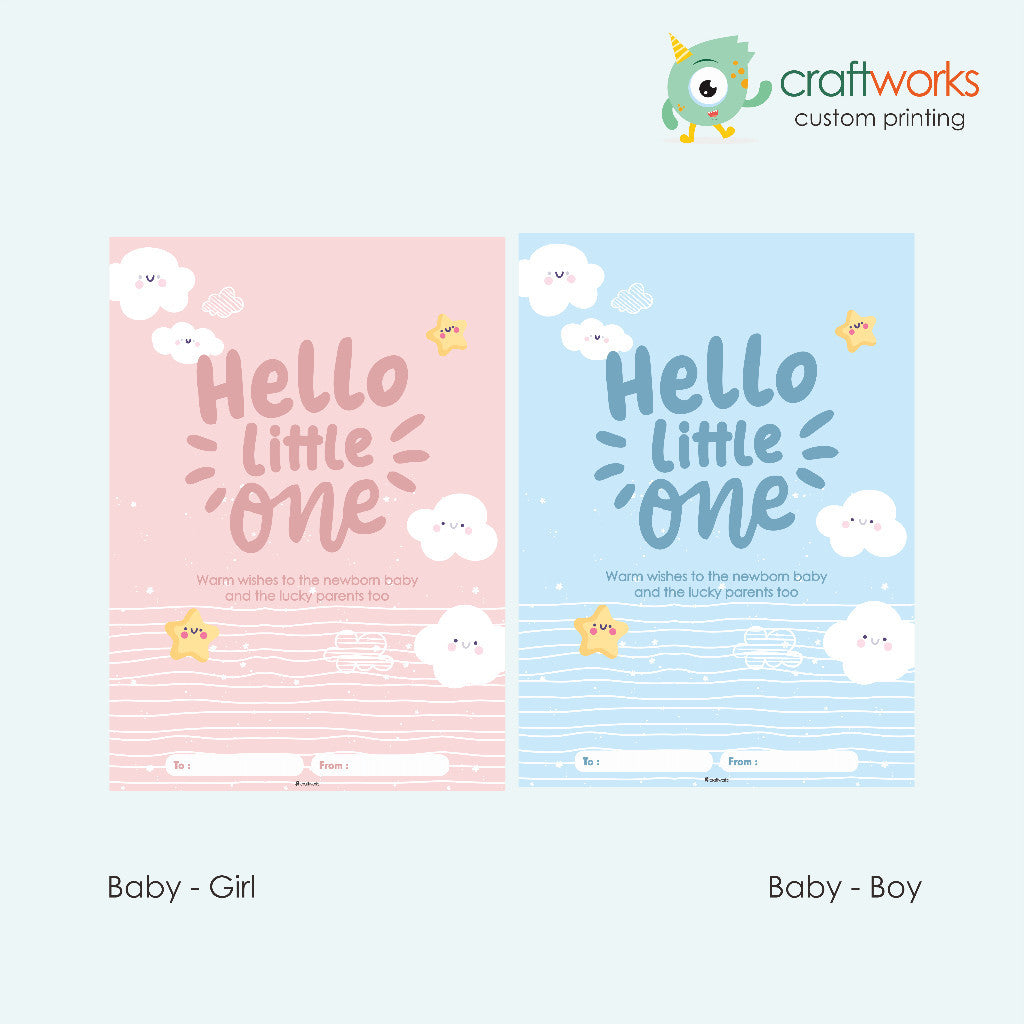 KARTU UCAPAN JUMBO + AMPLOP | ULANG TAHUN | BABY BORN