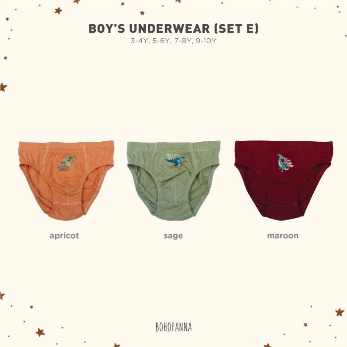 BOHOPANNA - BOY'S BOYS UNDERWEAR SET - CELANA DALAM ANAK