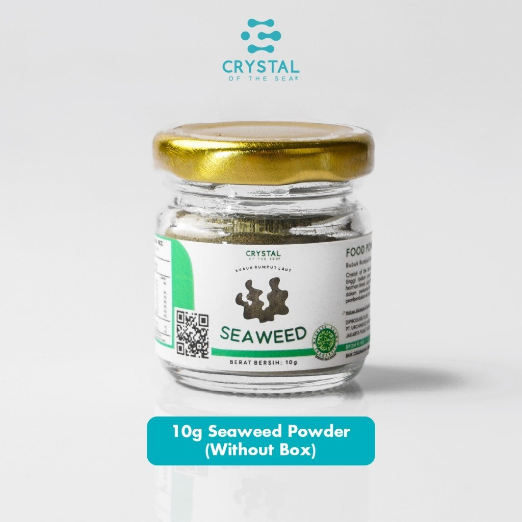 Crystal of the Sea | Seaweed Powder (10GR) / Bubuk Rumput Laut / Bubuk Nori - Taburan Sup MPASI NON MSG