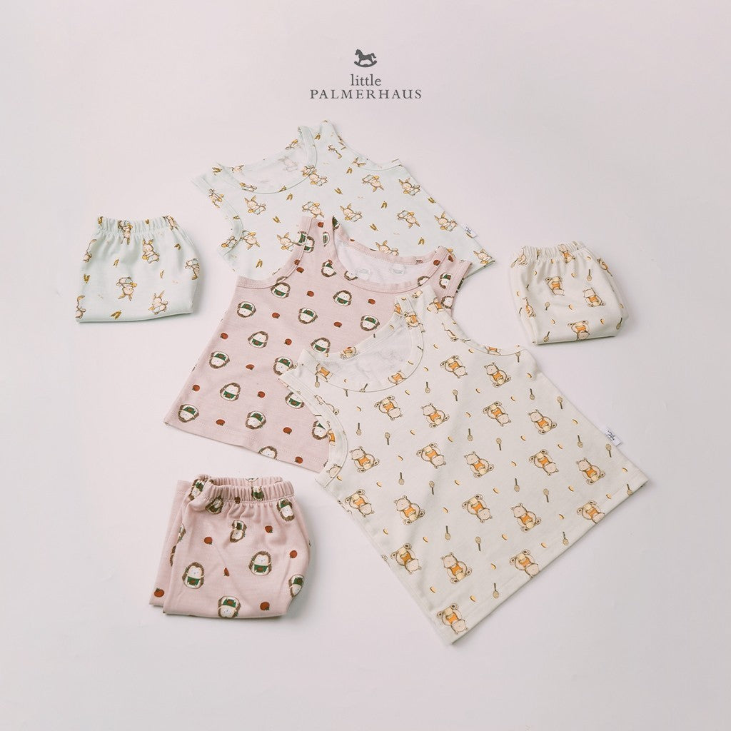 Little Wear Kids Sleeveless Set 23.0 by Little Palmerhaus (Setelan Baju Anak Lengan Buntung)
