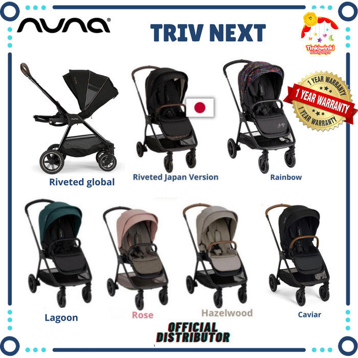 Nuna Triv Next Stroller Kereta Dorong Bayi Nuna 2 Way Free Cup Holder