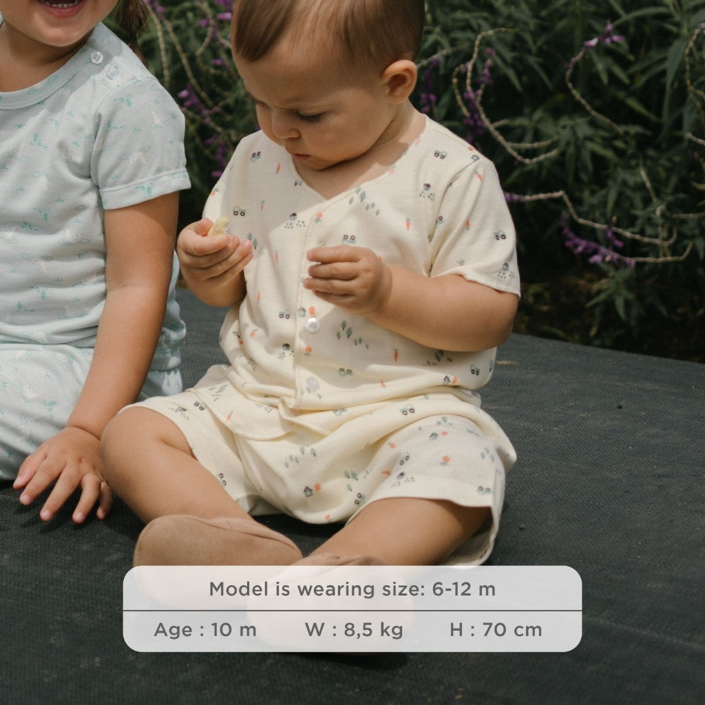 Little Palmerhaus - Little Wear Short Set 22.0 (Setelan Bayi Lengan Pendek)