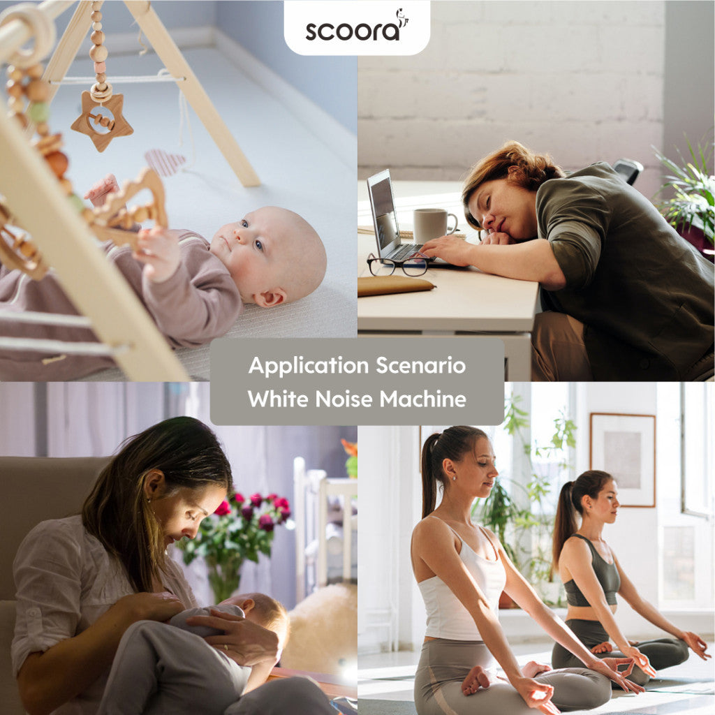 SCOORA Dream Whisper Lullaby White Noise Speaker Portable Baby Sleep / Baby Soother / Baby Shusher / Musik Tidur Bayi