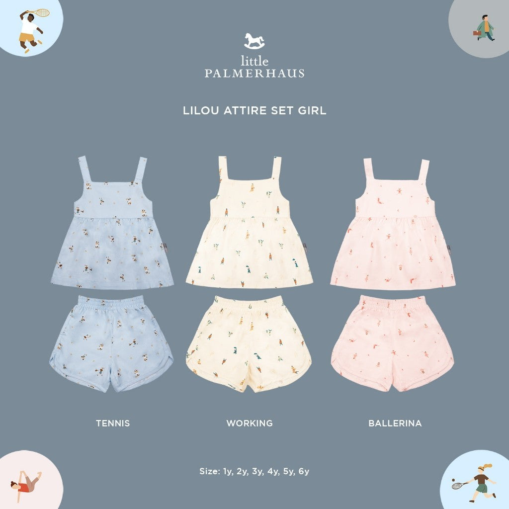 Little Palmerhaus - Lilou Attire Set (Setelan Anak Perempuan)