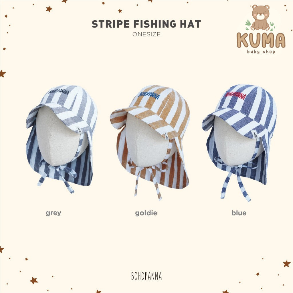 BOHOPANNA - STRIPE FISHING HAT - Topi Anak